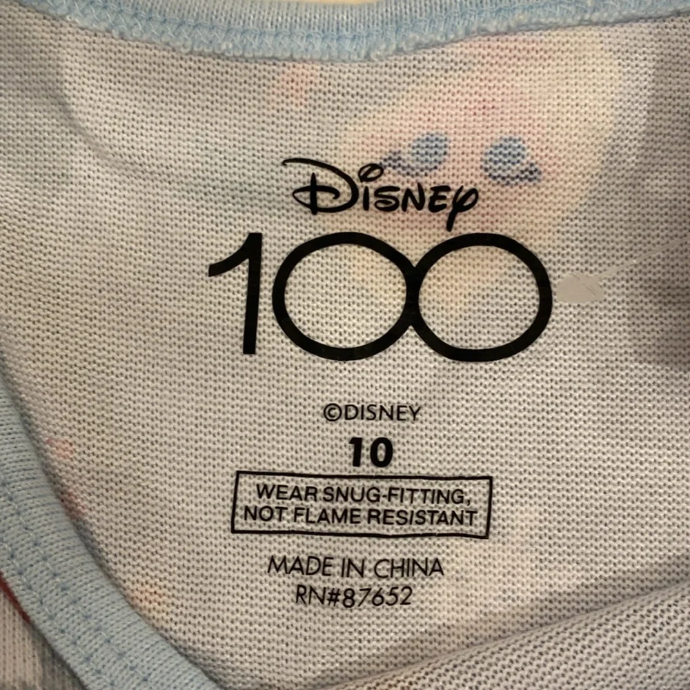 Disney Kids Frozen Pajama Set.  Size‎ 10.